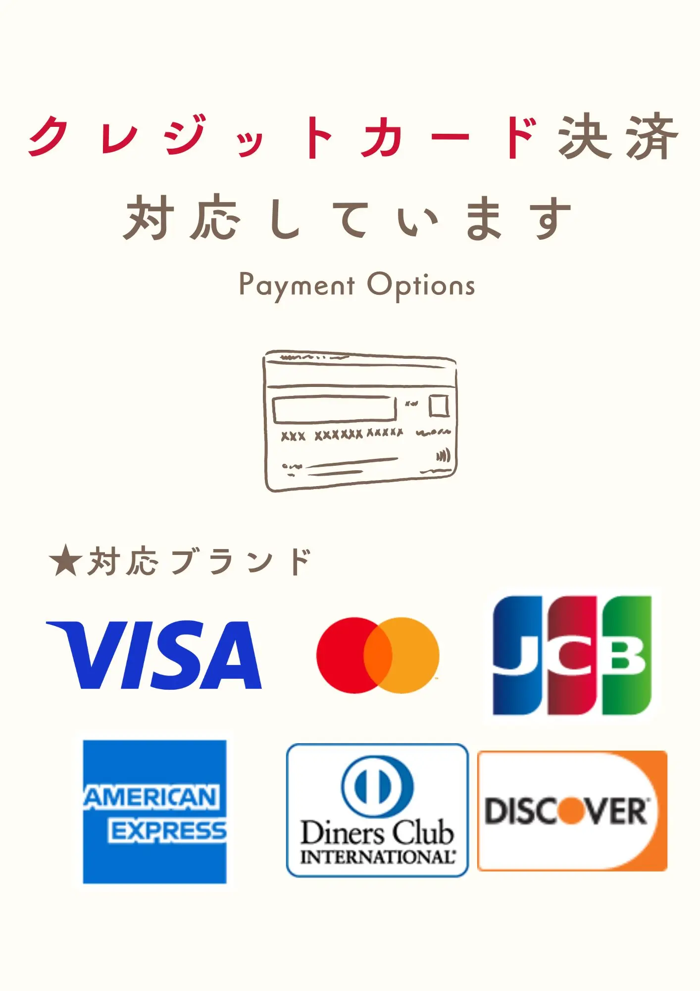 クレジットカード決済について