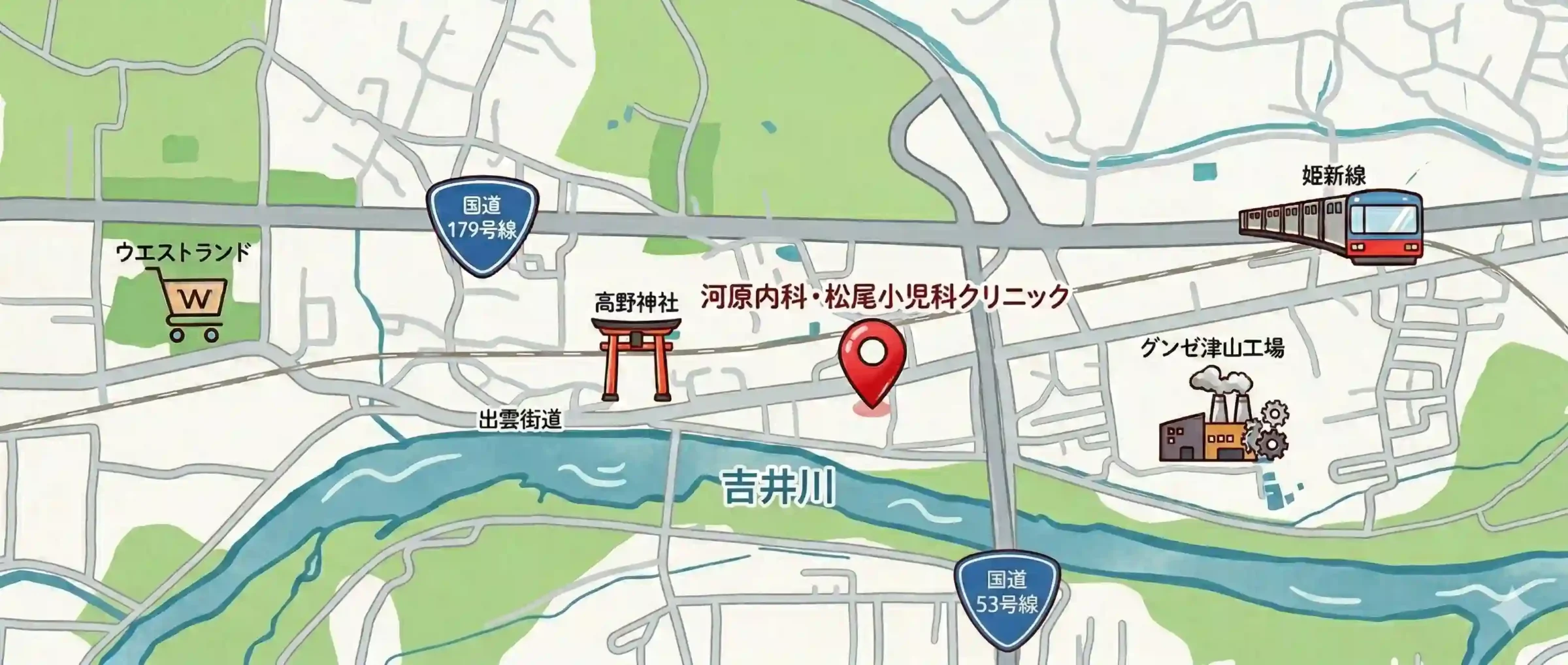 クリニック地図